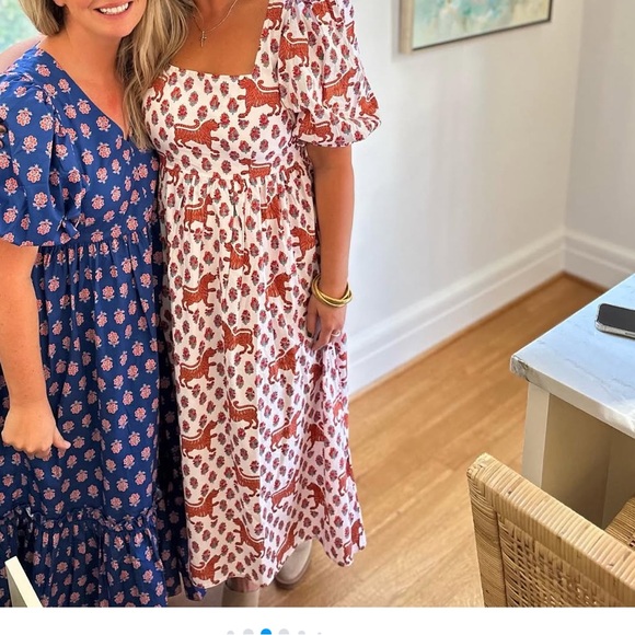 PINK CITY PRINTS TIGER DRESS - Picture 4 of 4